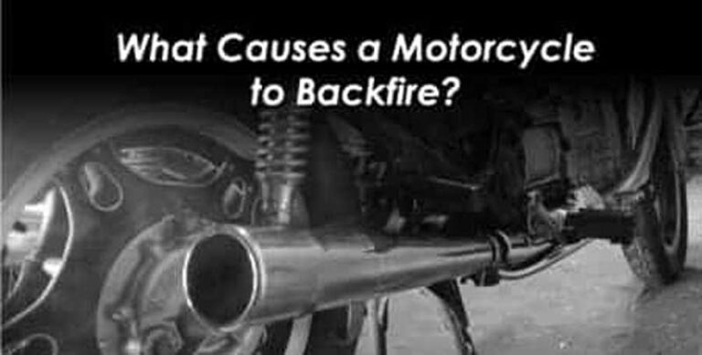 motorcycle backfiring