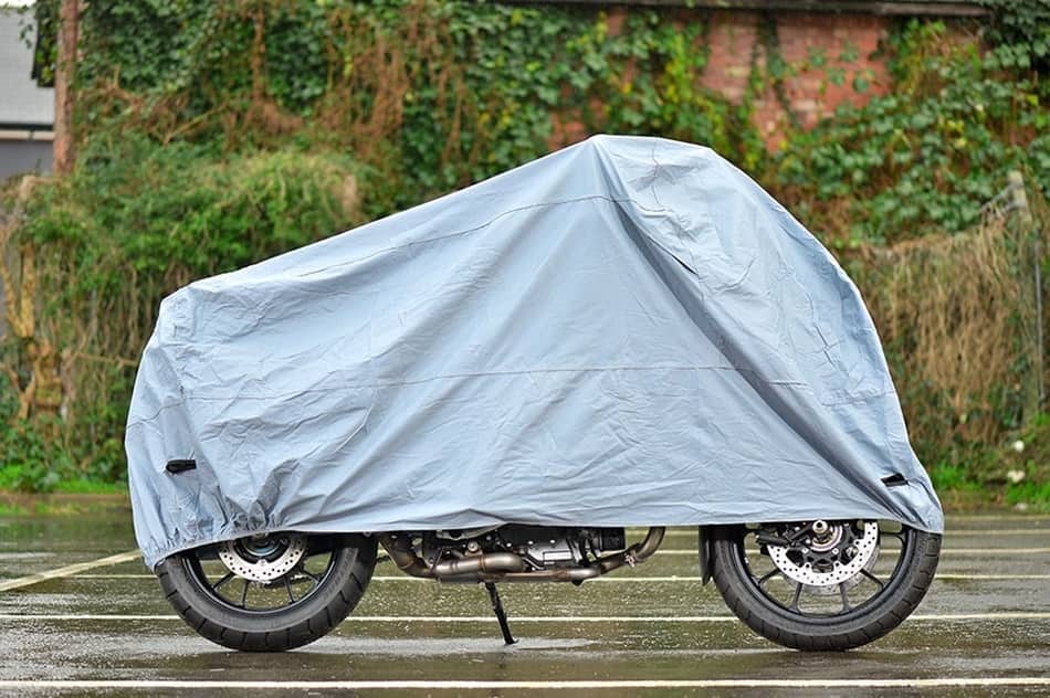 storing bike outside under cover