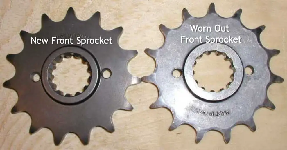 changing front sprocket on dirt bike