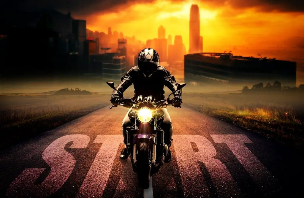 motorcycle starting