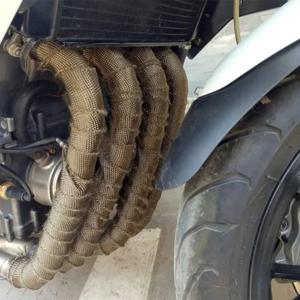 bad motorcyclwe exhaust wrap