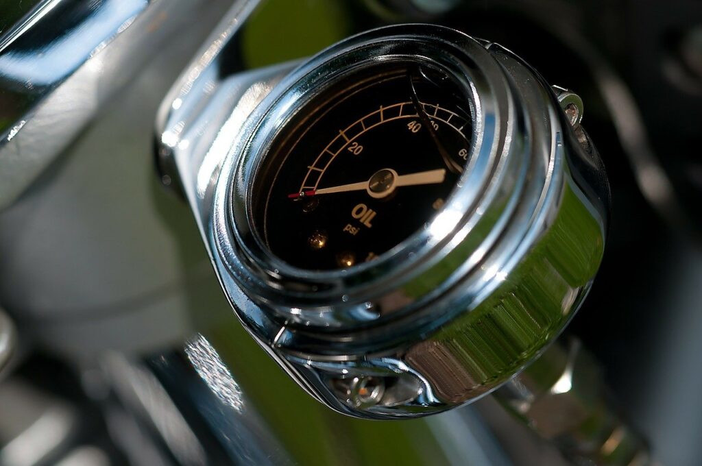 motorcycle oil meter