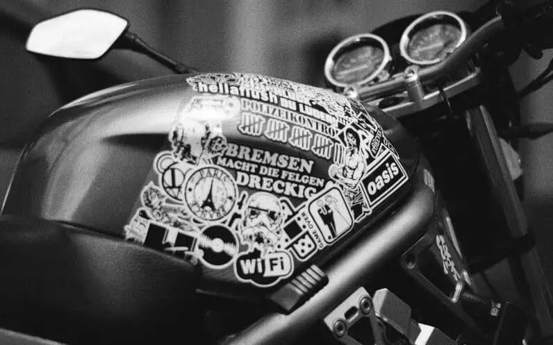 motorcycle wrap sticker