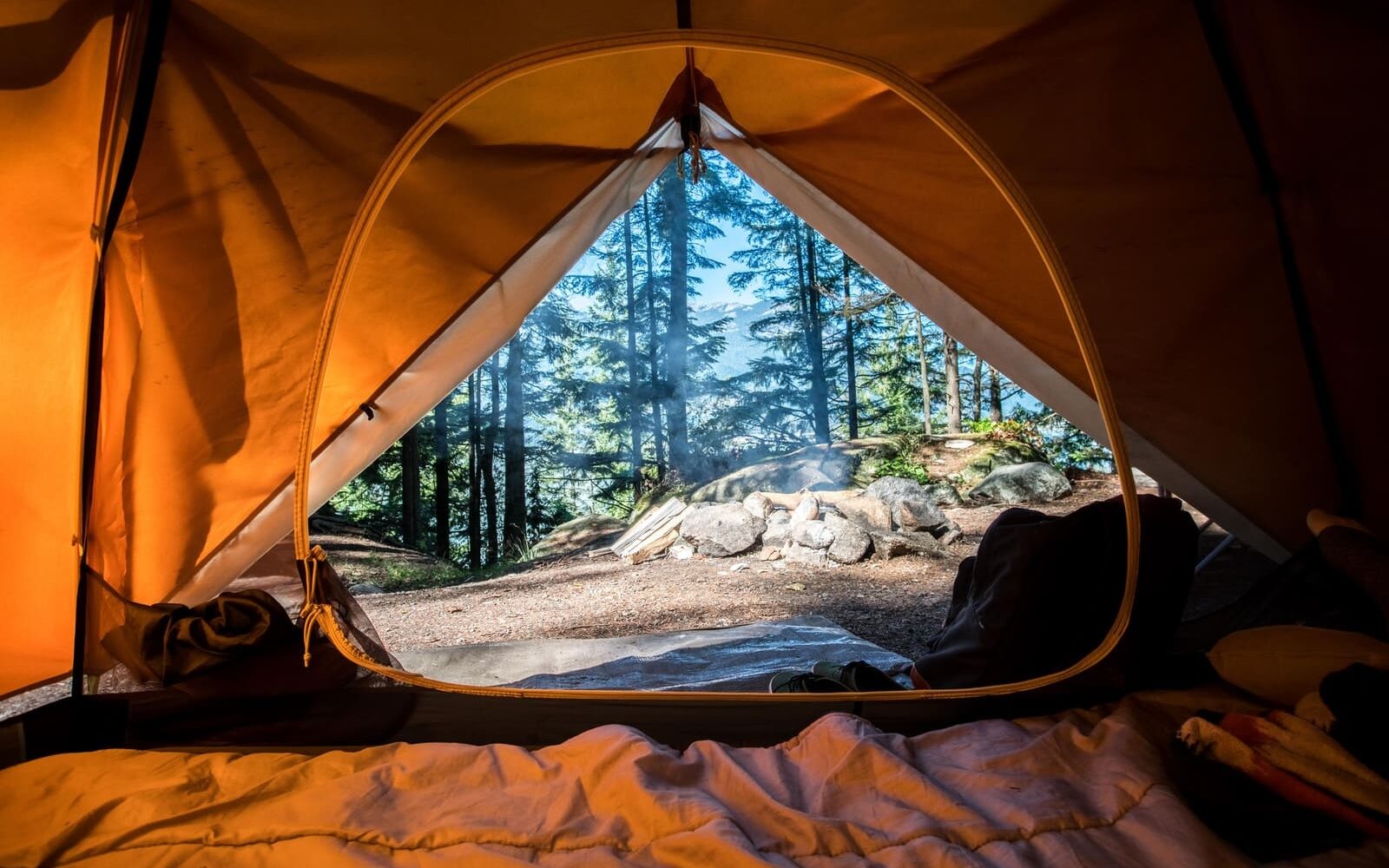 winter camp tent
