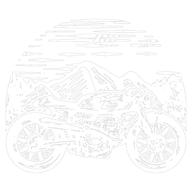 vintage motorcycle illustration
