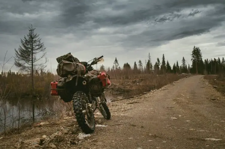 Changing Tires of Motorcycle