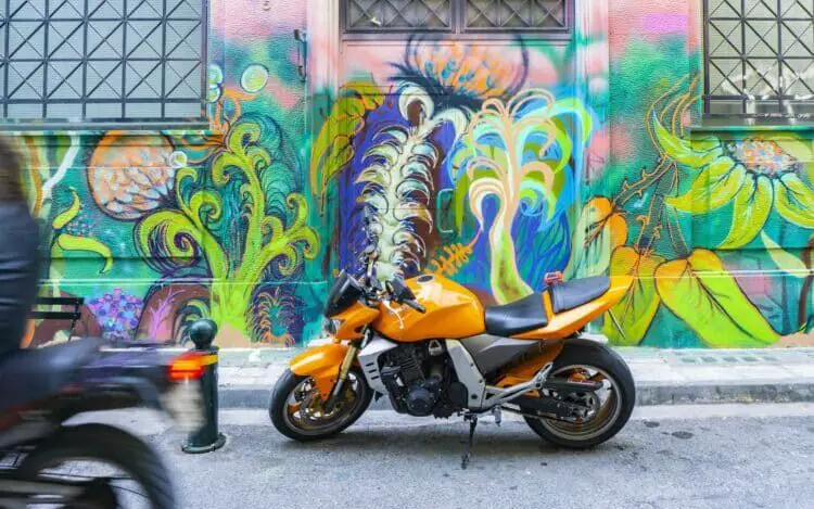 DIY Motorcycle Painted