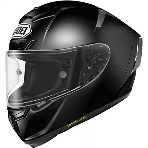 Shoei Solid X-14 Sports Bike Racing Motorcycle Helmet - Black/Large