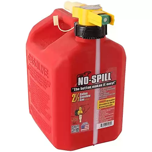 No-Spill Poly Gas Can