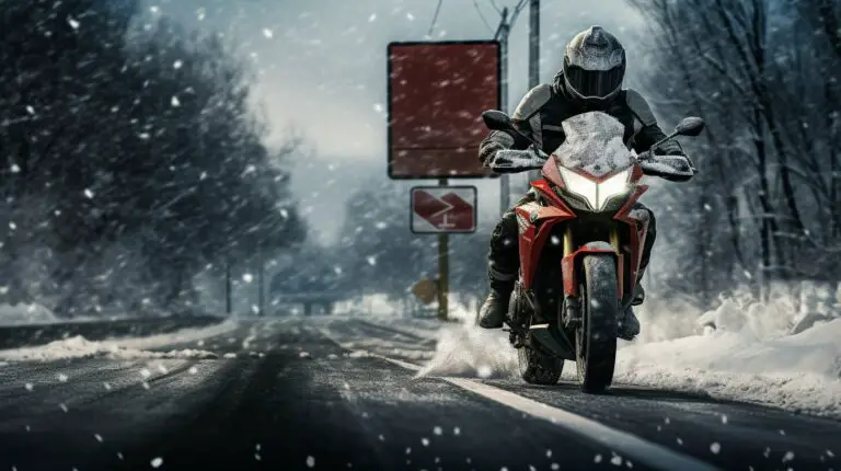 Can You Ride A Motorcycle In The Snow?